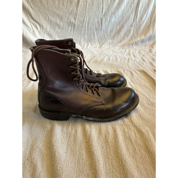 Vintage BFG Biltrite military combat boots black leather Sz 11? See Measurement main image 13